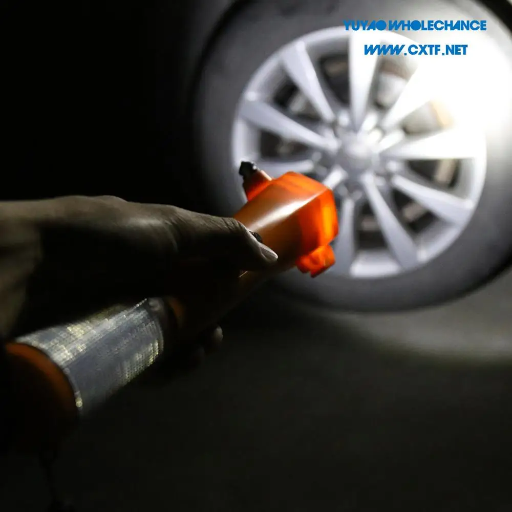 
Acousto-optic Alarm Car Emergency 3.7v Rechargeable Led Flashlight 