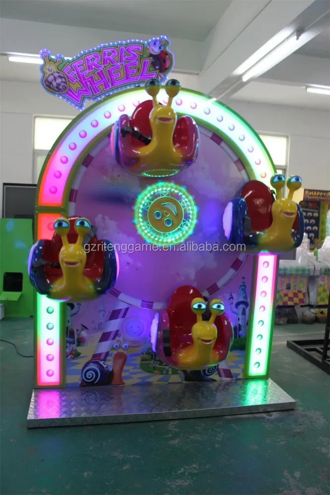New Kids Mini Ferris Wheel Car Coin Operated game Swing Machine Ferris Wheel Kiddie Ride for Sale