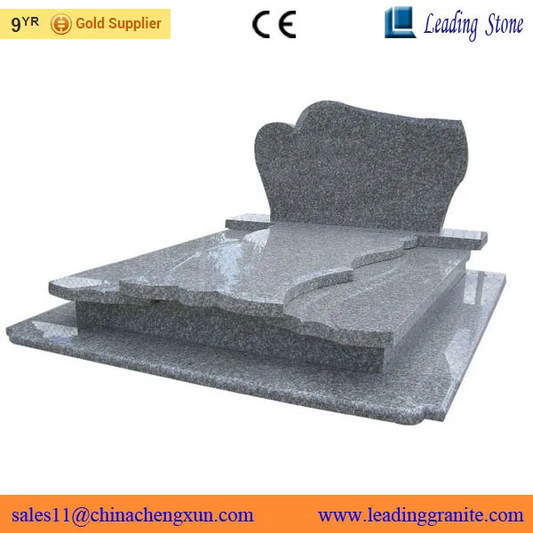 High quality natural granite poland tombstone