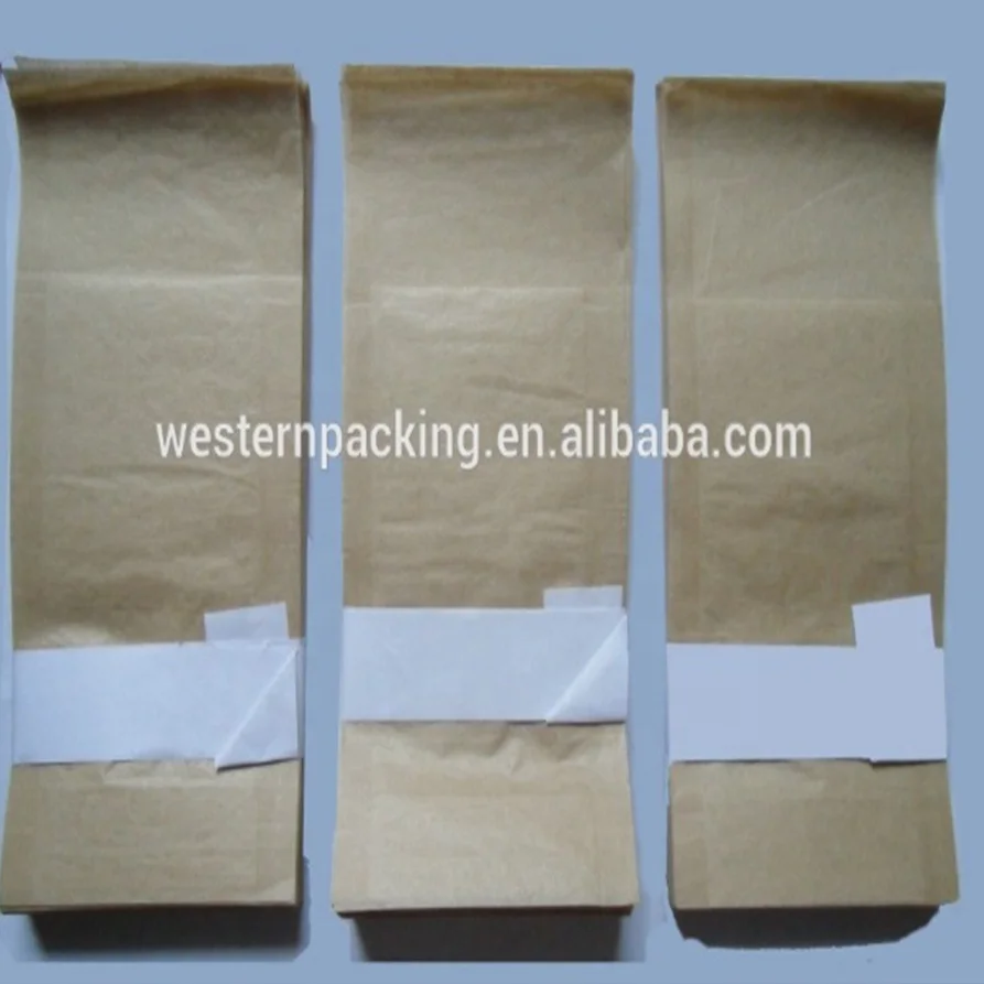 
Wood pulp brown natural teabag filter paper with gusset and tongue, unbleached tea filters 