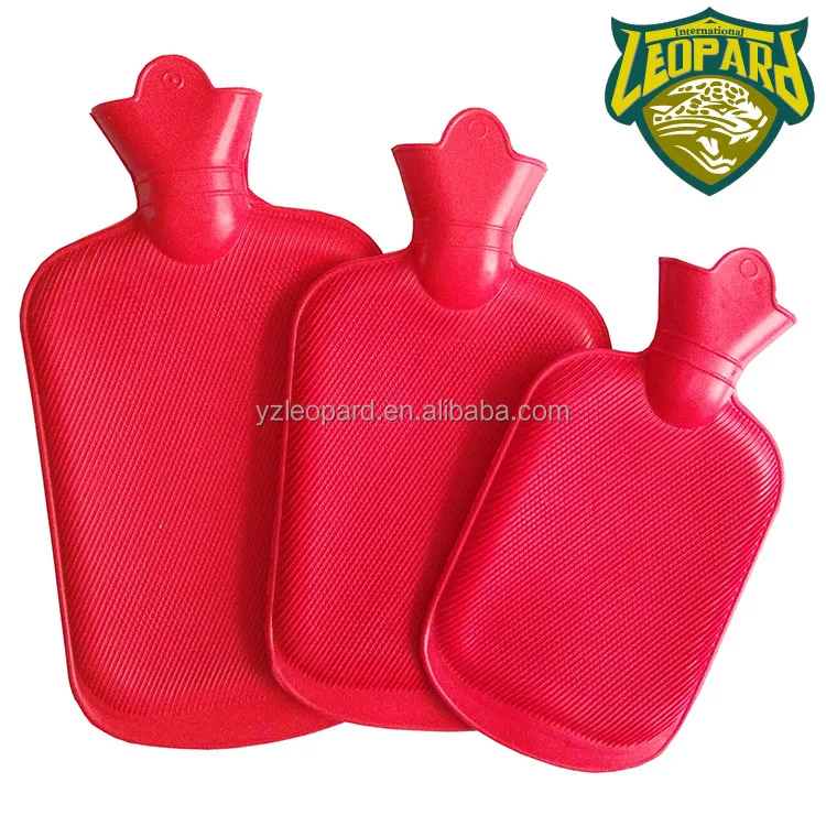 New style economical rubber hot water bottle with plastic stopper 1000ml, 1750ml, 2000ml for hospital therapy
