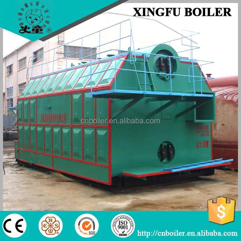 6 8 10 12 15 20 25 ton Industrial water tube chain grate biomass corn cob boiler to generate steam