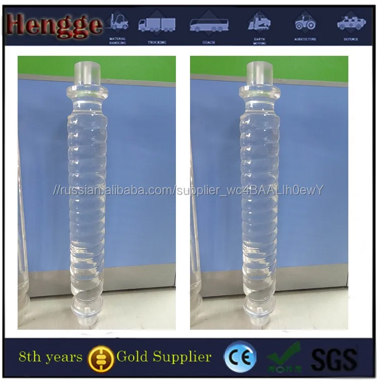 Hengge factory automotive PMMA transparent acrylic railing