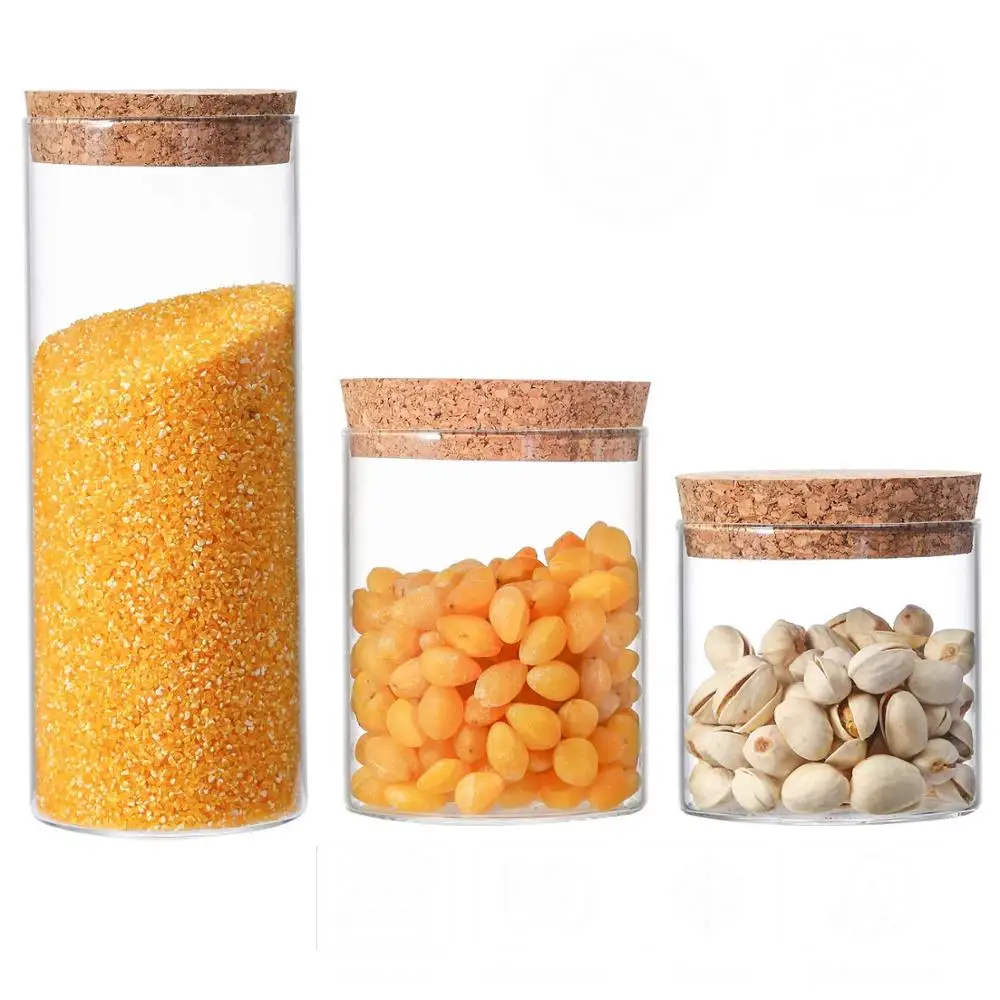 sealing bamboo wood lid daily seal storage glass jars with lid