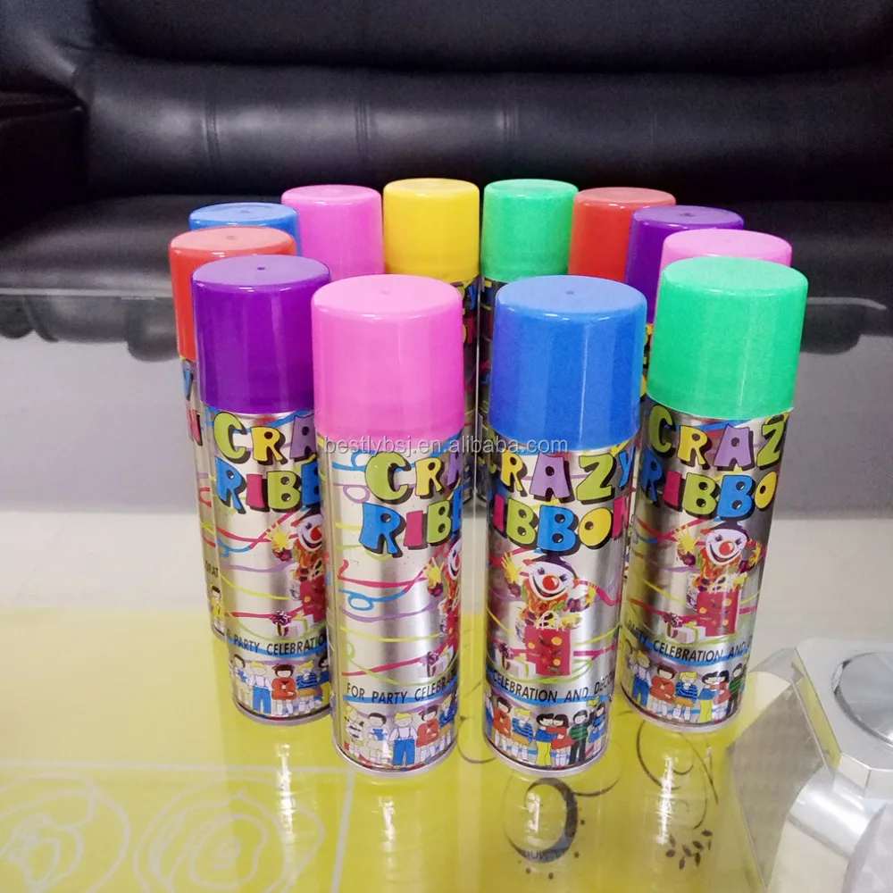 Цветной спрей для вечеринки