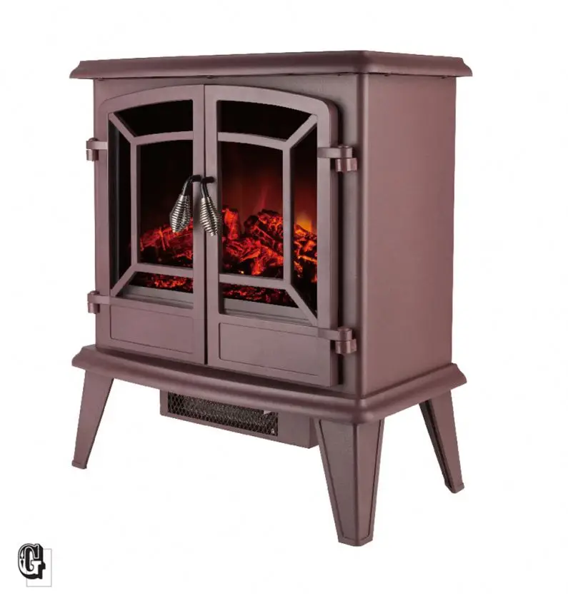 kamin konsole holz glass indoor used electric fireplace white with ERP