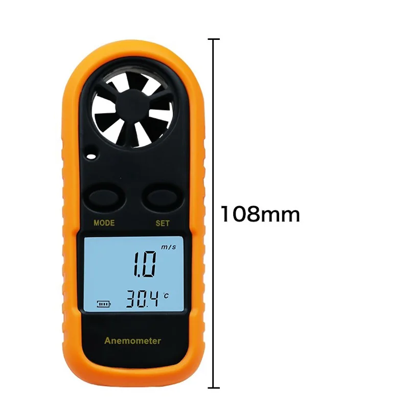 Freeshipping wind speed air volume measuring meter anemometer