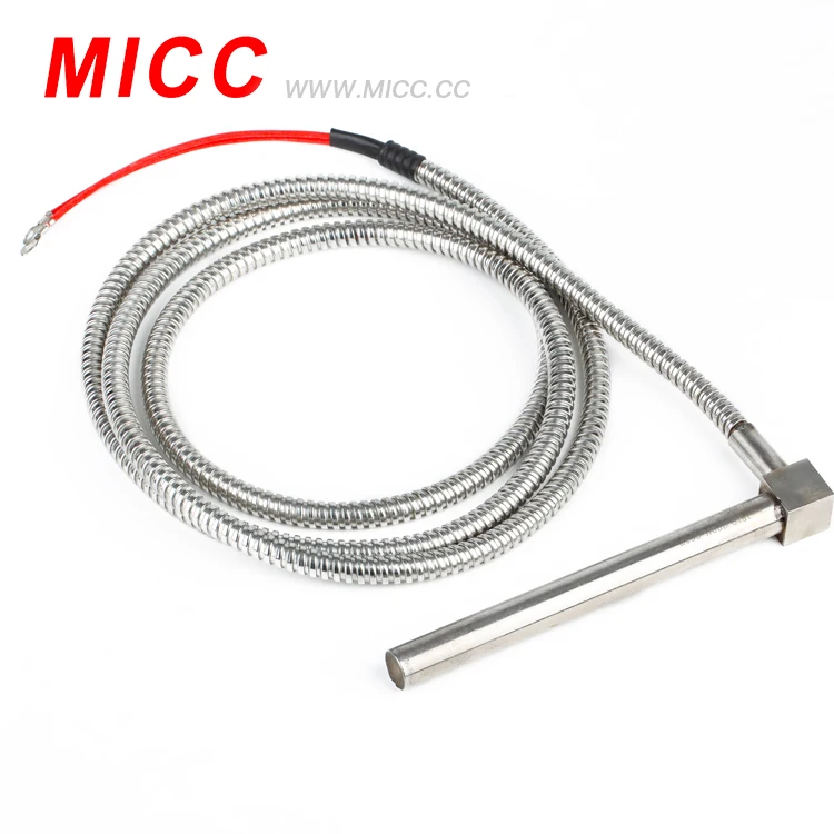 Customized L-shaped PTFE Electric Immersion Cartridge Heater for industrial equipment heating