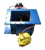 Cement Silo discharge motorized Flow Control Gate 4 inch gate valve