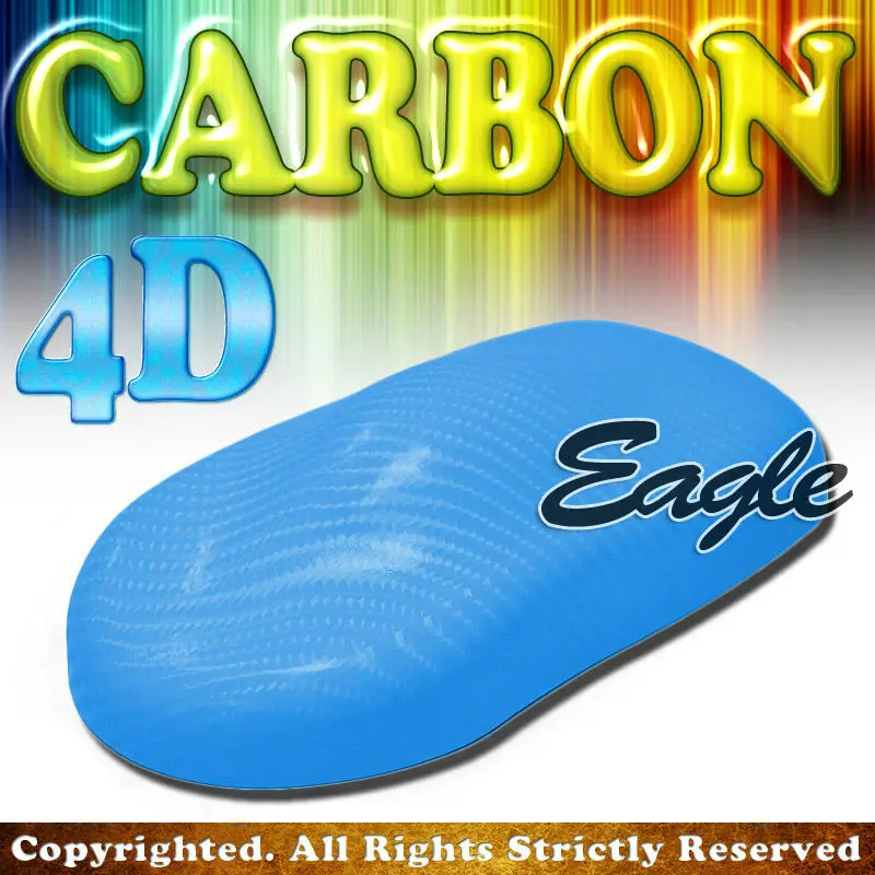 4d углеродного волокна вертолет велосипеда защиты виниловой лентой пузырь свободный