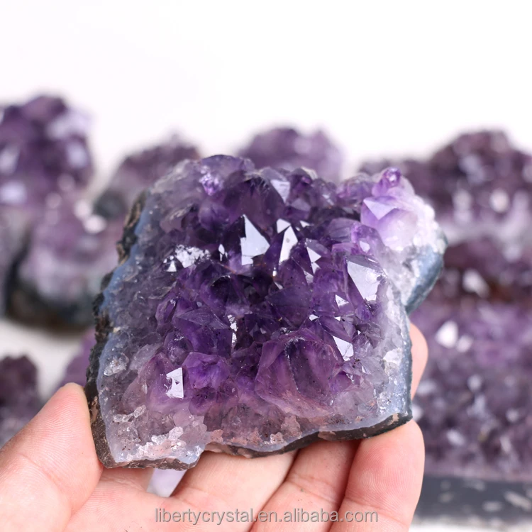 Wholesale Natural Amethyst Geode Crystal Quartz Amethyst Cluster Specimen for sale