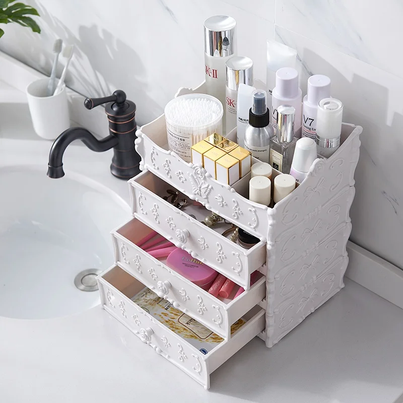 Cosmetic Holder Shelf Makeup Organizer Display Rack Storage Bin