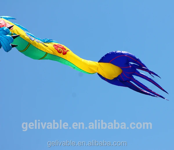 Chinese dragon kites from the kite factory