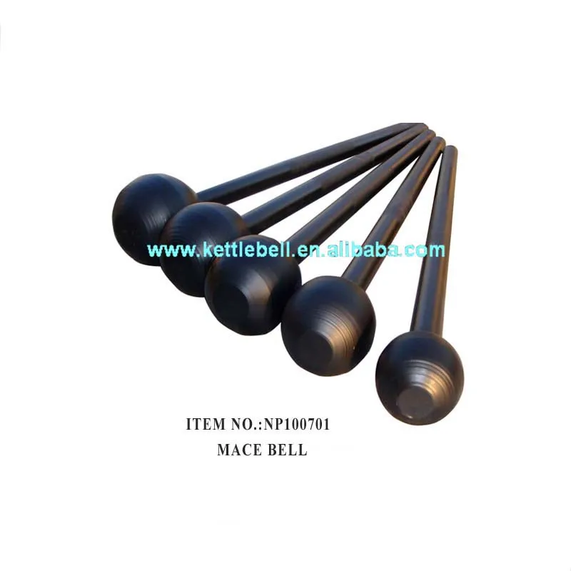Crossfit fitness  solid steel sledge hammer mace ball