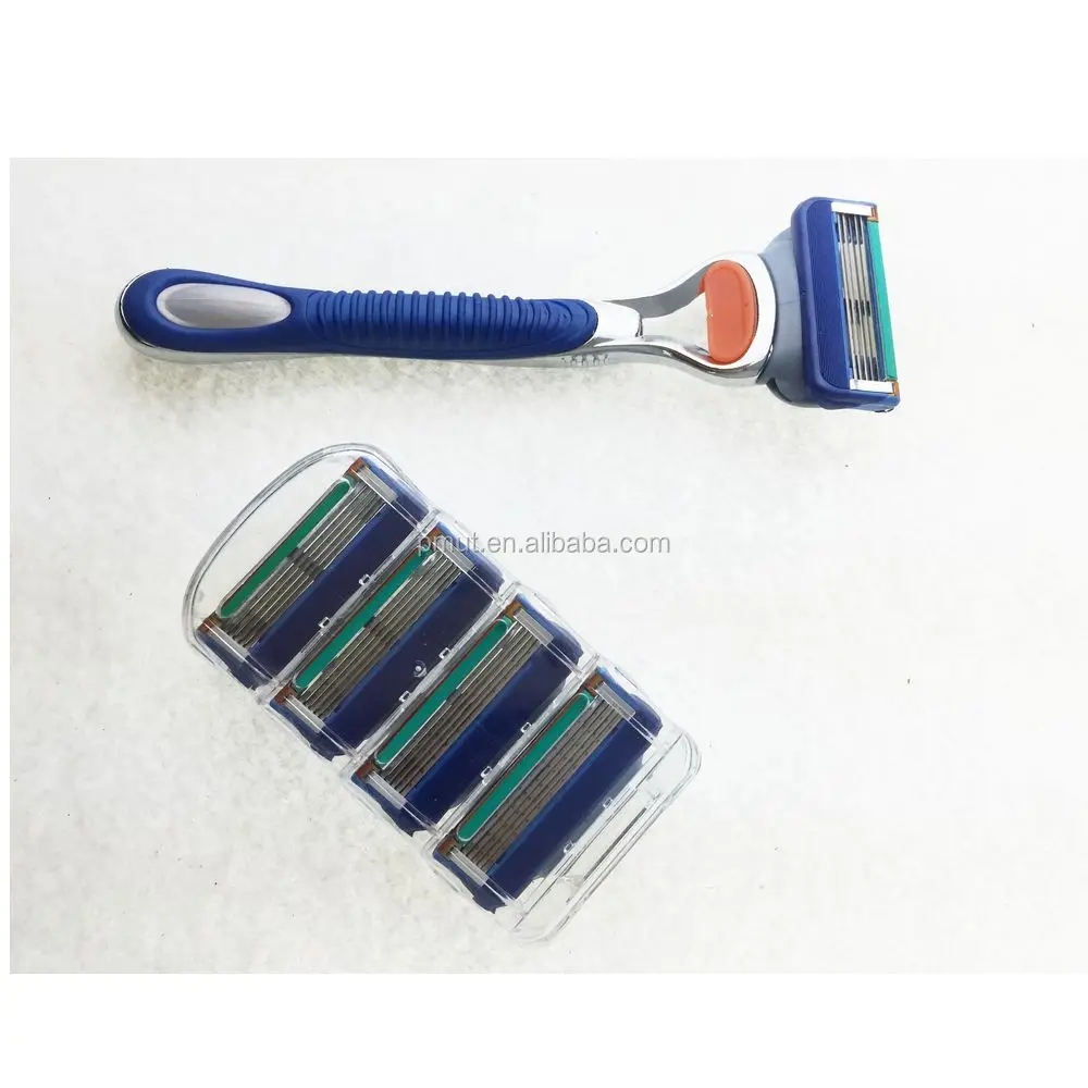  Бритвенные лезвия BL-LQ C3 новинка 2016 года 4 шт. 5 лезвий + 1 держатель для бритвы мужские бритвенные набор модной силы