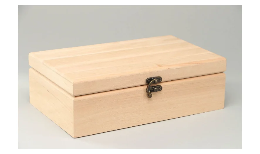 Деревянная коробка для чайных пакетиков ручной работы