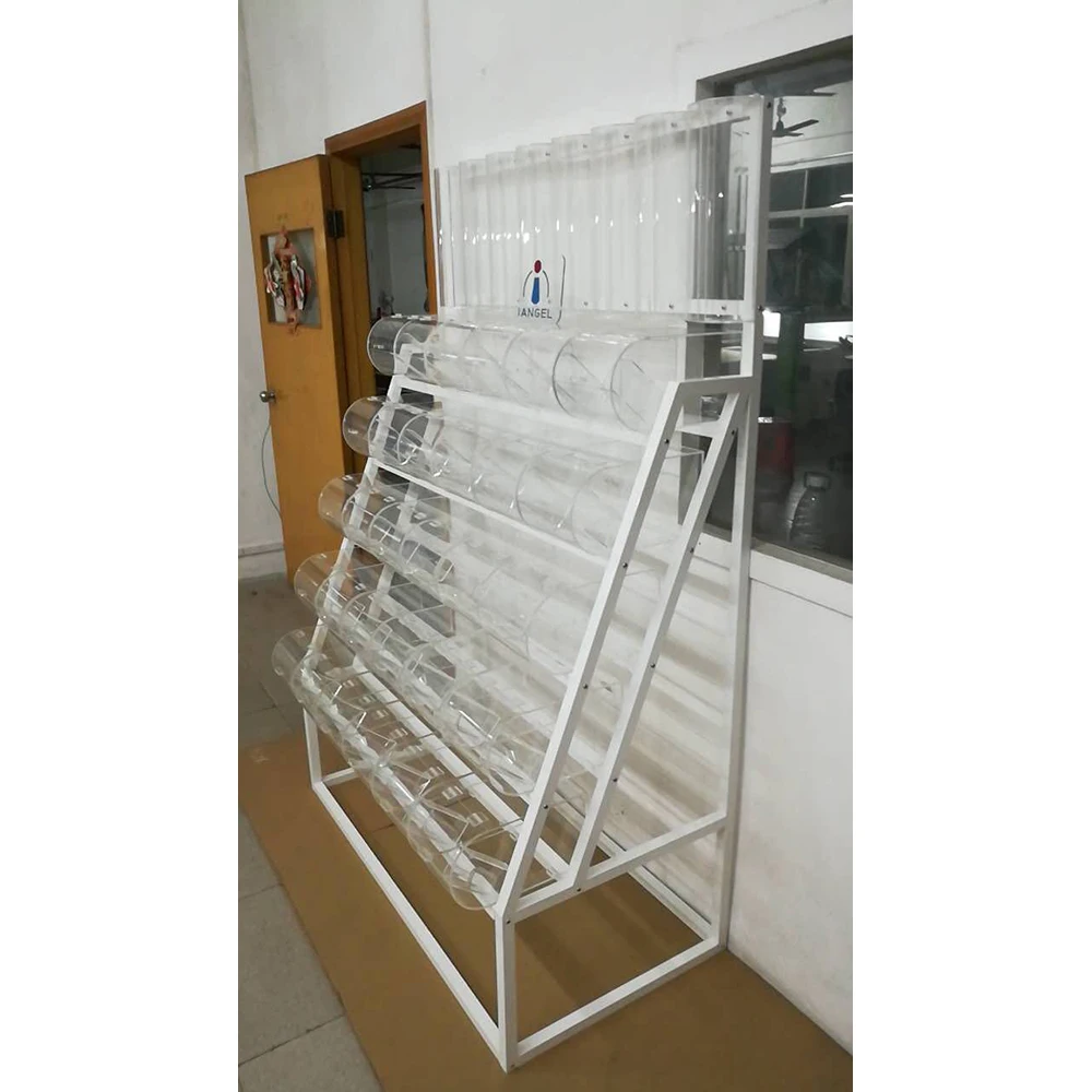 Iangel Customized 5 Tier Candy Rack For Cotton Candy Acrylic Candy