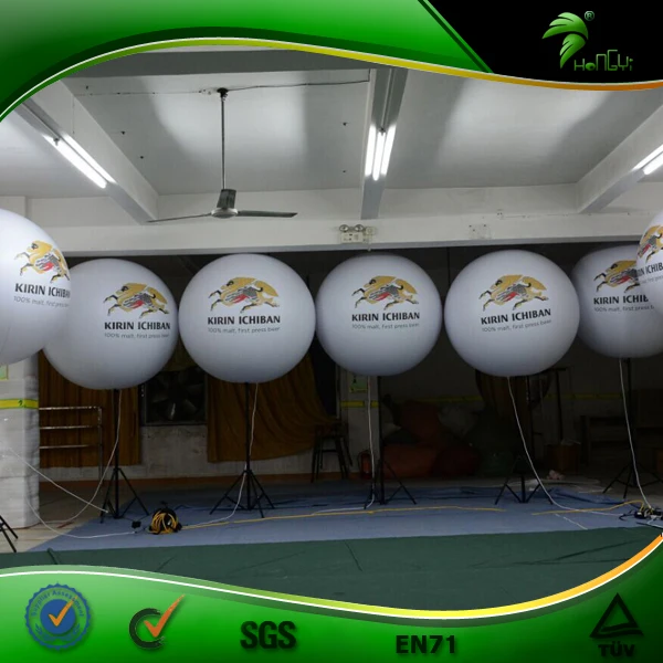 2021 Hot Sale Inflatable Tripod Atand Light Balloon Inflatable Led Stand Balloon Led balloon For Advertising