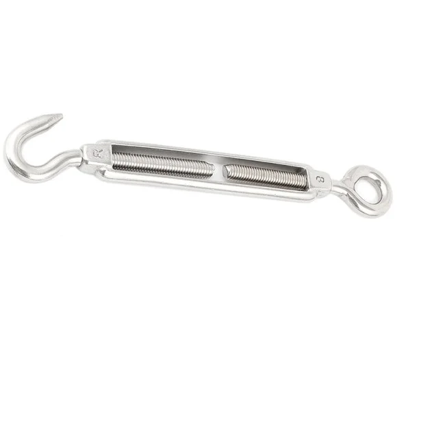 Stainless steel furniture decorative turnbuckle hardware with eye and hook for lifting