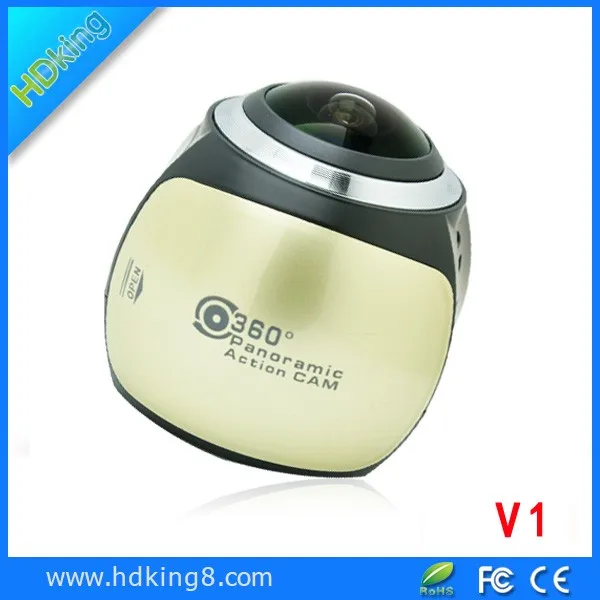 HDKing V1 waterproof 16MP WIFI function motor bike gear 360 camera diving helmet camera