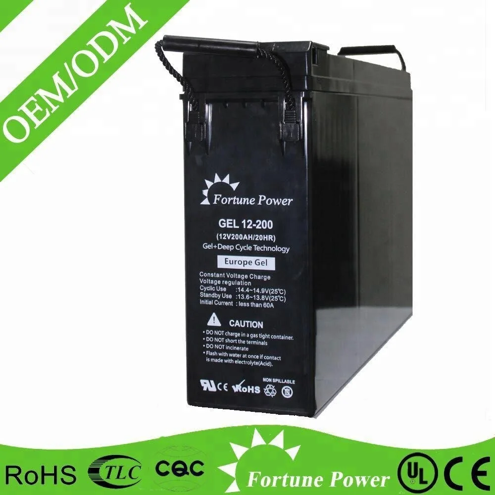 
Maintenance Free solar battery 12V200AH used for solar power system 