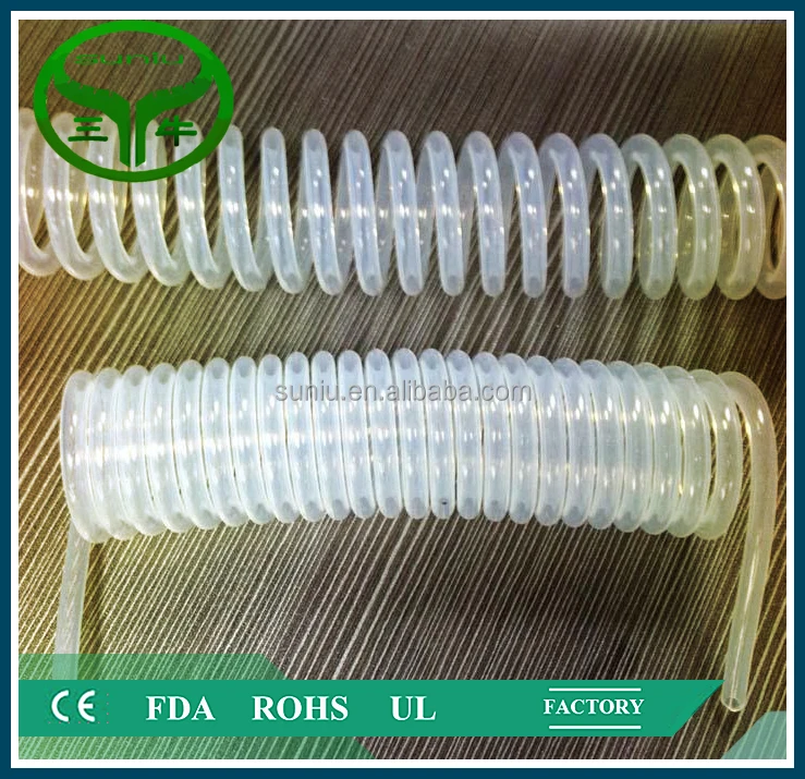 coiled FEP tubing as a consumable extendable probe for chemical detection instrument.
