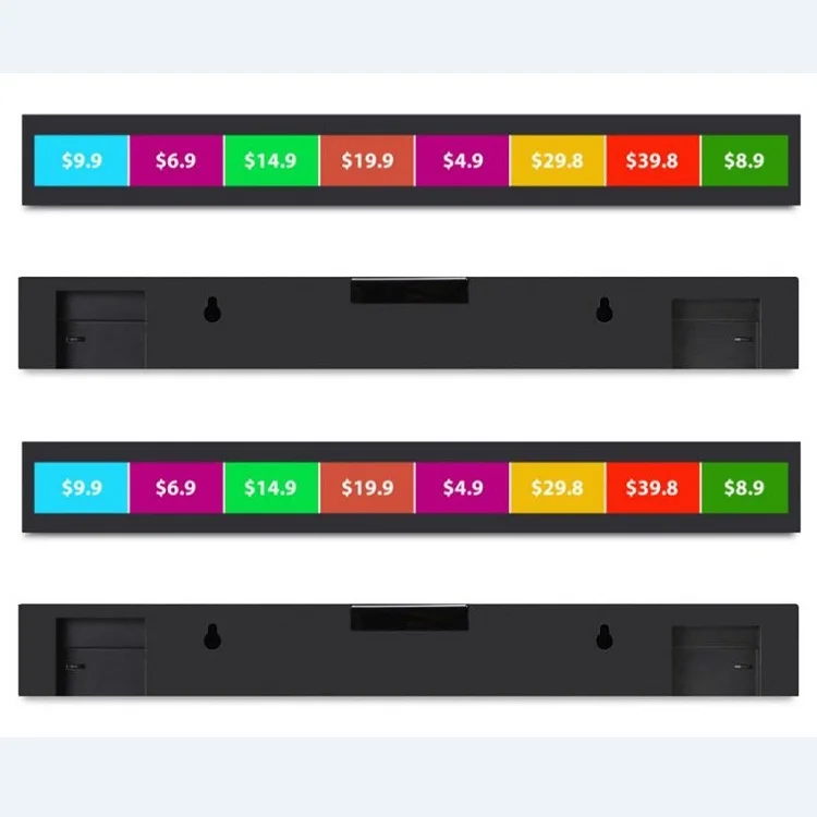 21 inch ultra wide android digital signage electronic shelf label supermarket shelf lcd display