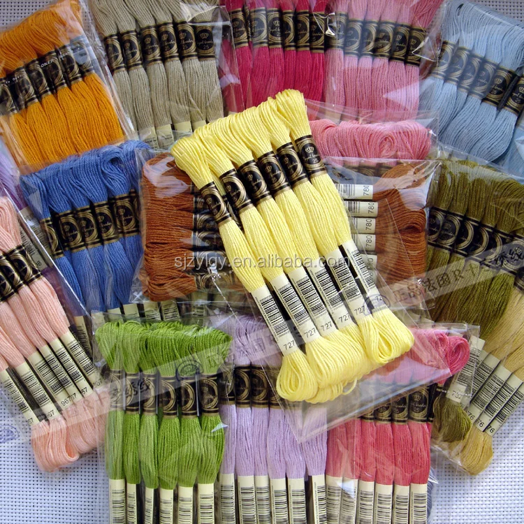 447 colors cross stitch threads in China ( 8m/piece)