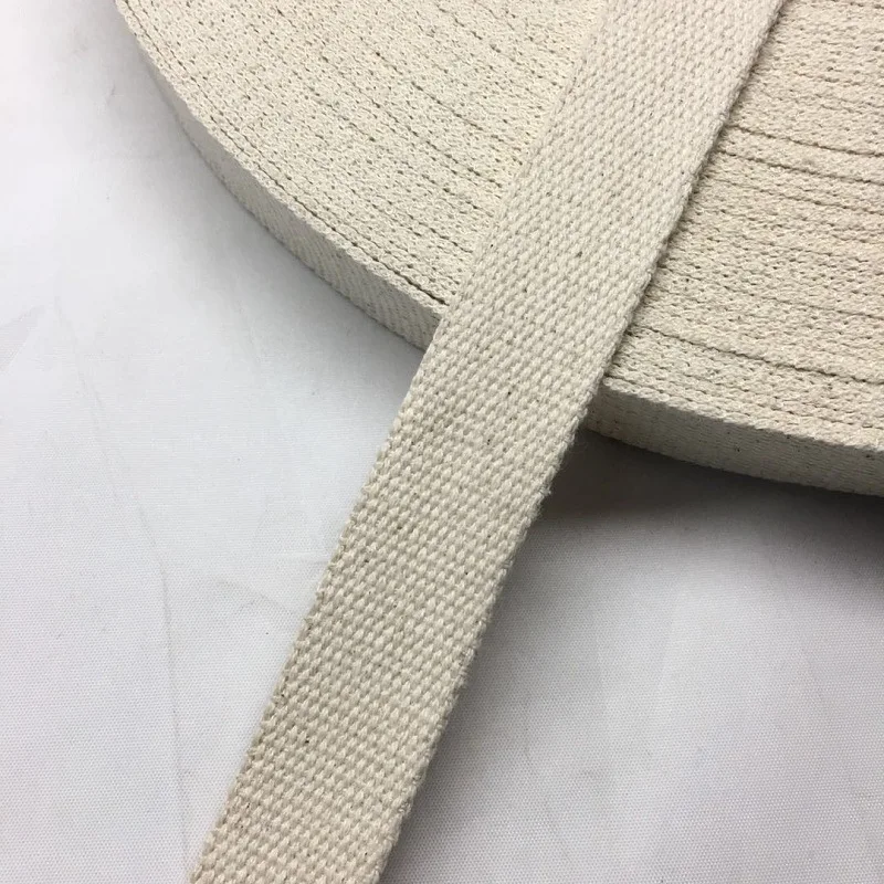 1.8mm thickness natural cotton color 100% cotton webbing,eco-friendly cotton tapes