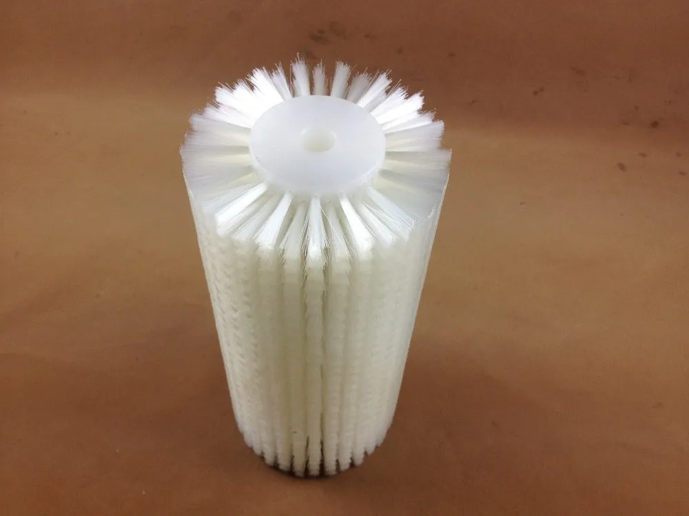 TDF Cylinder rotary nylon industrial roller round cleaning vegetable fruit brush