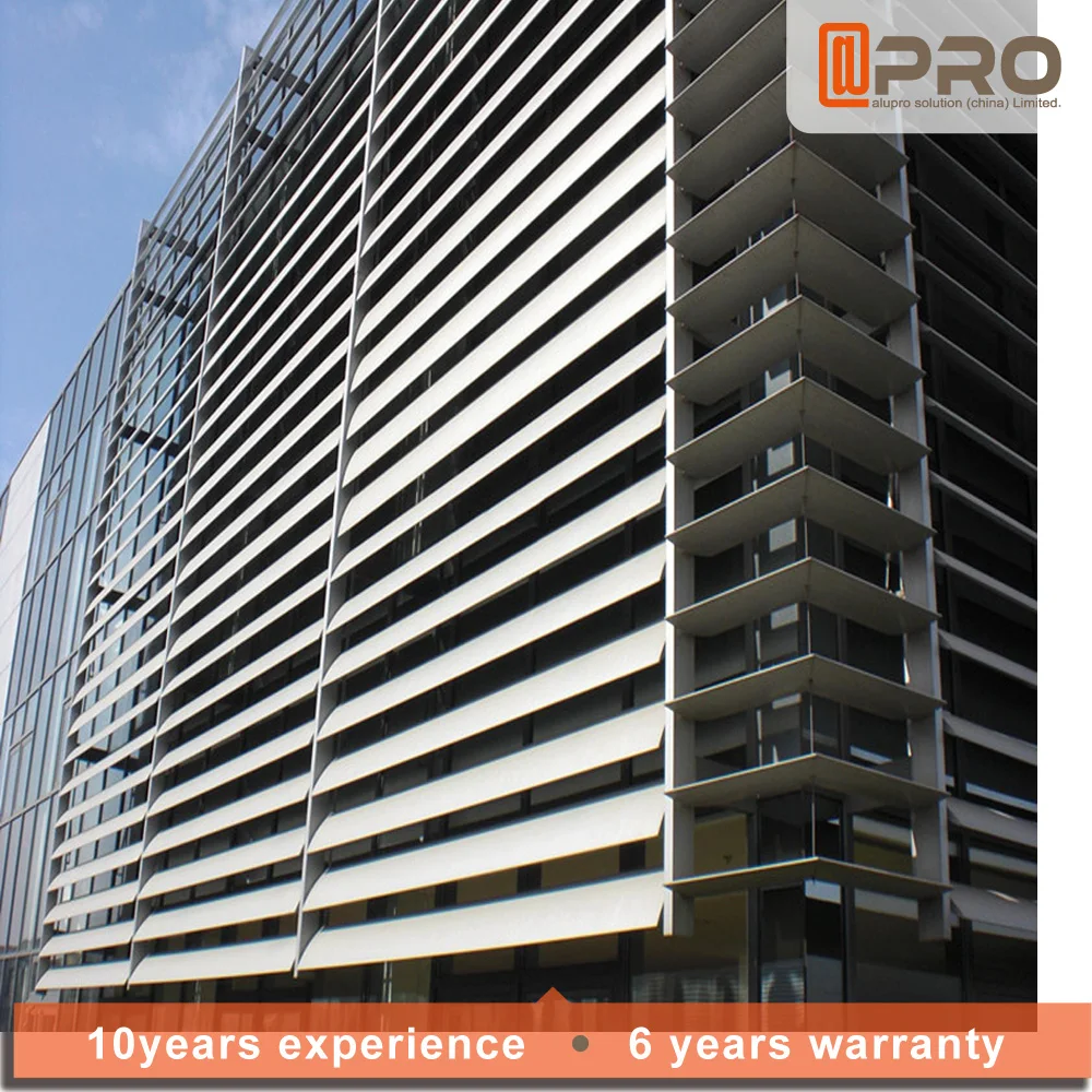 New exterior villa shutters louver door aluminum shutter Windows aluminum shutters price fiberglass shading louver