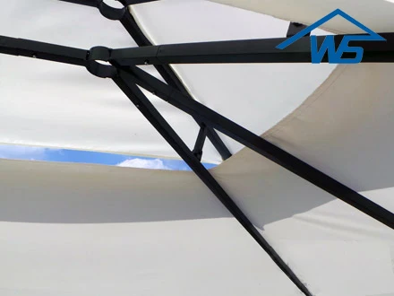 300x400cm metal gazebo with led