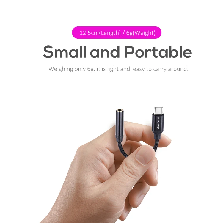 Custom Type C To 3.5mm Audio Jack De Cable