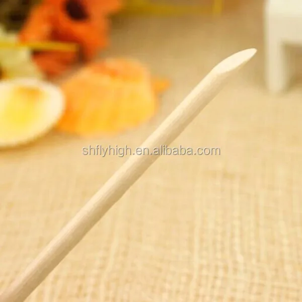 Nail Art Wood Orange nail Stick Sticks Cuticle Pusher