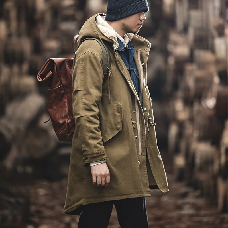OEM custom m51 hooded sherpa fleece lining long camel men winter parka, turkey military parka