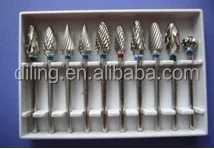 
dental use tungsten Carbide burs, dental carbide burs 