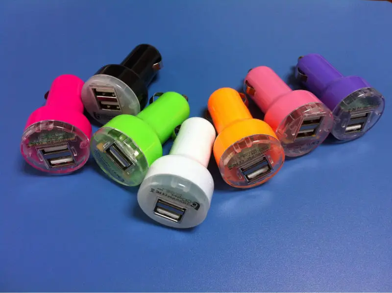 Супер скорость 5V 2.1A двойной USB Автомобильное зарядное устройство для iPhone5