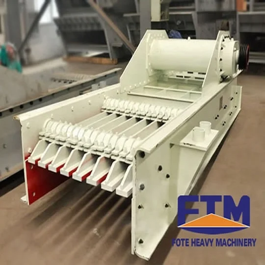 ZSW series eccentric shaft automatic vibrating hopper feeder for metallurgy