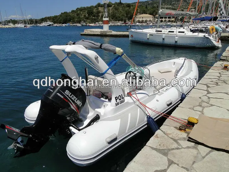 CE certificates korea pvc RIB580 rib boat hypalon luxury boats for sale