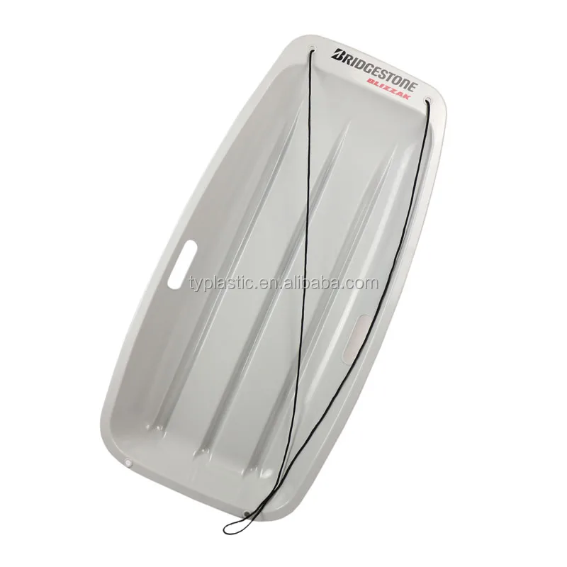 Superio Long Kids Snow Sled Grey and Red Color for promotional gift