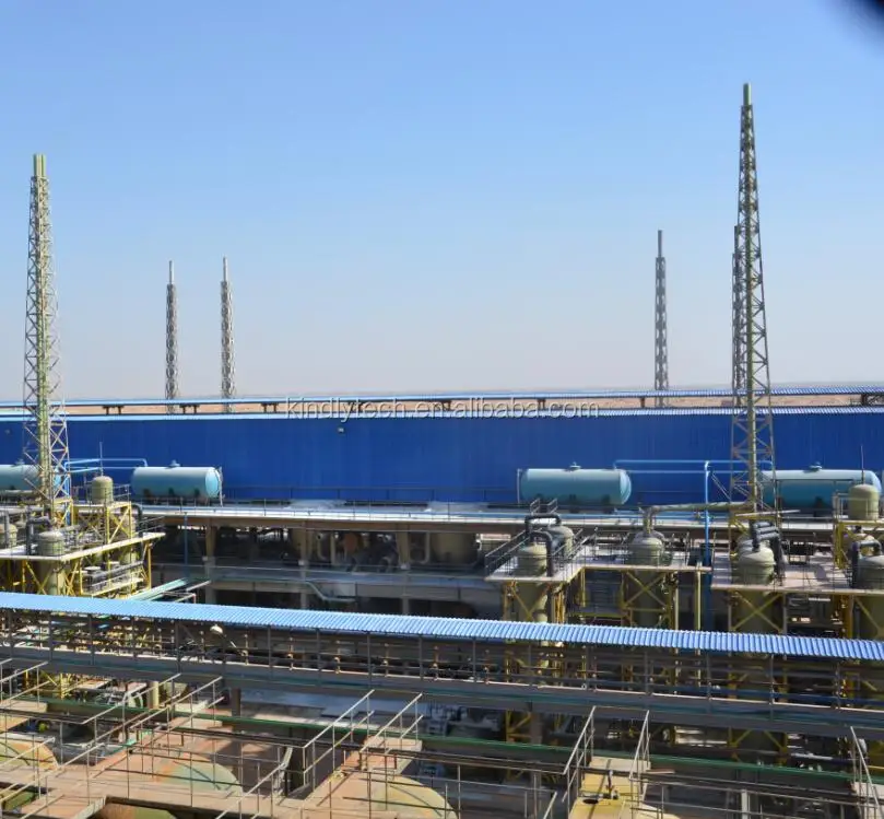 
K2SO4 Sulphate of potash chemical production line by Mannheim furnace process 