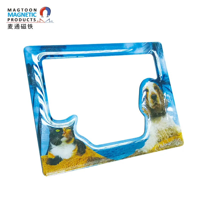 China factory custom - made cheap PVC magnetic photo frame
