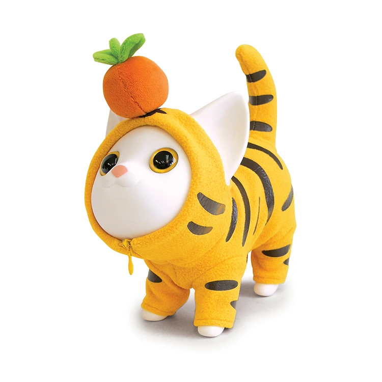 Novelty promotional gifts plastic pvc cat shaped money saving box