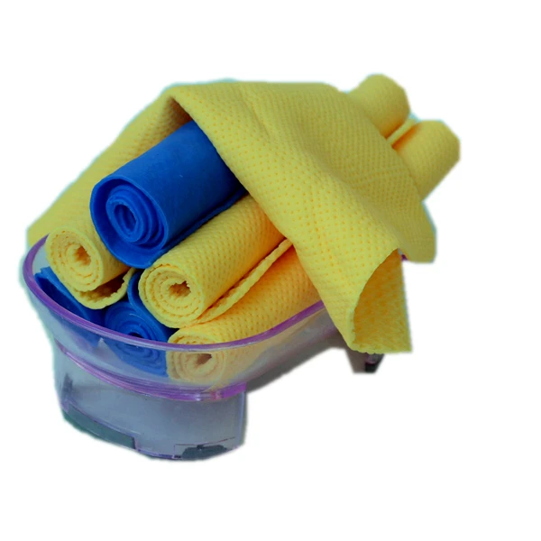 
5164 size L fadeless car wash chamois synthetic leather absorbent towel pva 