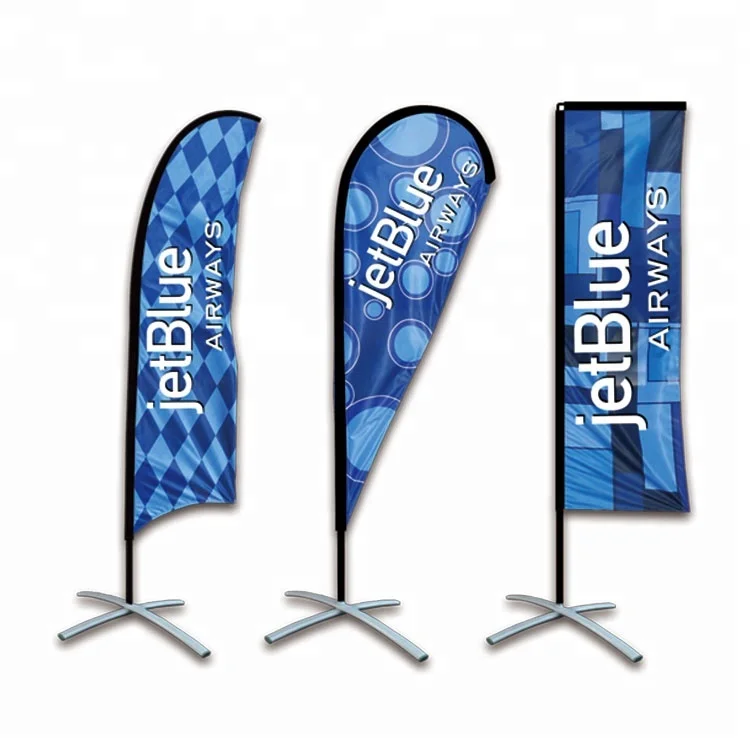 Custom Vista print Swooper Feather Advertising Banner Wind Flags