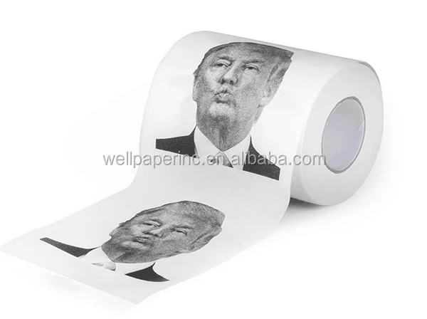 Funny Novelty  Toilet Paper Roll Gag Printed on every sheet 10*10cm 2ply 250sheets Gift Prank Joke  Toilet roll Paper 100packs