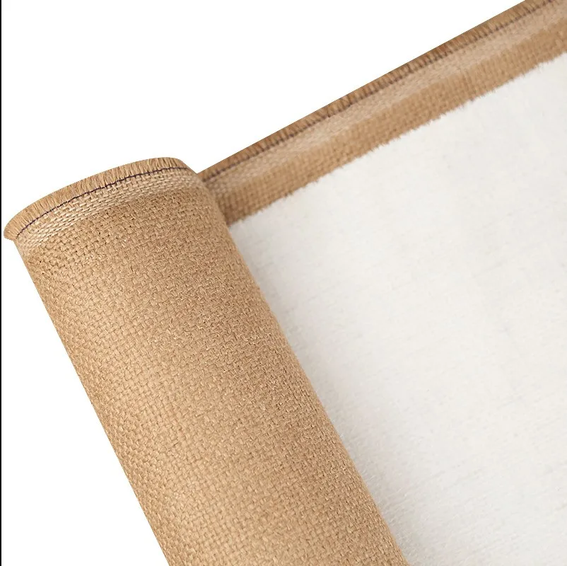 For Oil Painting/772gsm Rough Texture Triple Coated with Acid-Free Titanium Gesso Primed Shaped Canvas