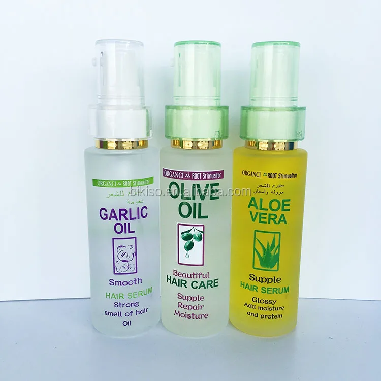 
free sample natural garlic crystal oil for dry hair hair oil serum 