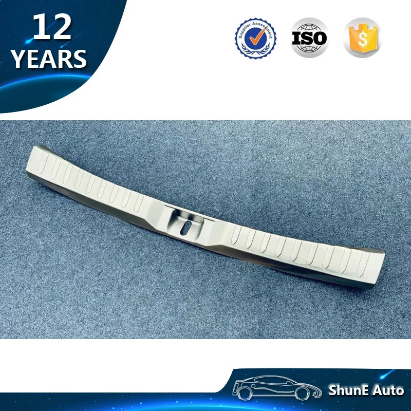 Stainless Steel Inner RAV 4 Trunk Boot plate For RAV4 2019 2020 Rear Bumper Footplate Sill guard inside type Auto accessories