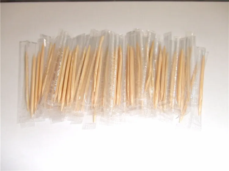
Cute design customized low price disposable bamboo toothpick with plastic containers 